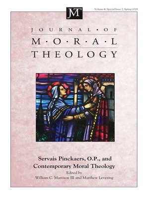 cover image of Journal of Moral Theology, Volume 8, Special Issue 2
